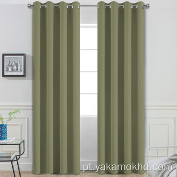 Sage Blackout Curtains 84 polegadas de comprimento